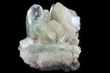 Zoned Apophyllite Crystals With Stilbite - India #72089-1